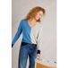 White Stuff Maggie Pull Col en V Bleu Multi