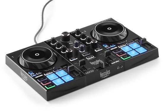 Hercules DJControl Inpulse 200 MK3 – Ideale DJ-controller om met DJ-en te beginnen – Software en tutorials inbegrepen – Spotify en Apple Music streamen met Serato DJ Lite