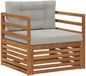 vidaXL - Buitensofa - Massief - Acacia - Hout - en - Polyester