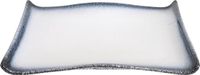 Tokyo Design Studio Tajimi assiette de service bleu/blanc 30 x 22,2 cm