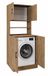Roomart ATLANTIC-I Wasmachine Ombouwkast 70x180 cm - Eiken