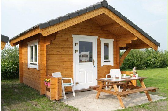 Intergard Trekkershut vakantiehuis Göteborg 3.66x3.66m (50mm) Groen Hout