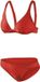 Beco Bikini B-cup Wire-bra Dames Polyamide Rood Maat 40