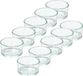 Trend Candles theelichthouder - 10x - glas - transparant - 4x3 cm - waxinelicht