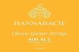 Hannabach Klassieke Gitaarsnaren Series 800 Super Low Tension verzilverd E1, 8001SLT