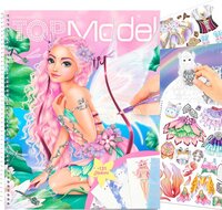 Depesche TOPModel Kleurboek Fantasy - 78 Pagina's - Met Stickers & Stencil