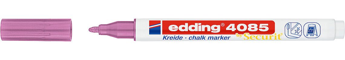 Edding 4085 Kreidemarker - Metallic Roze - 1-2mm - Rond