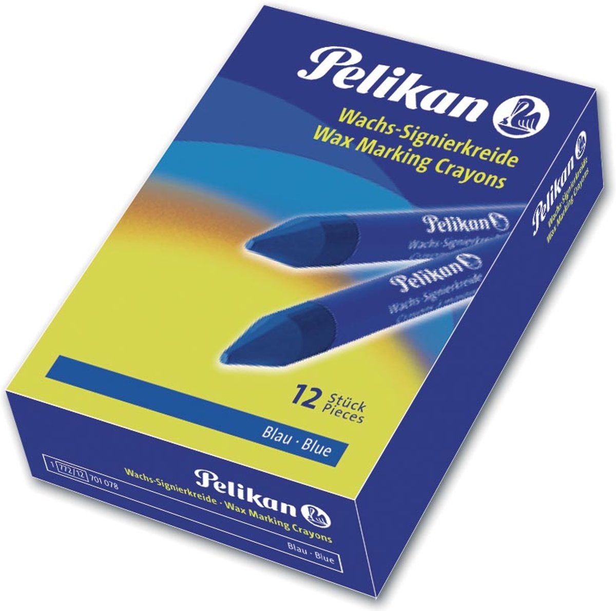 Pelikan Krijt Blauw 12 stuks
