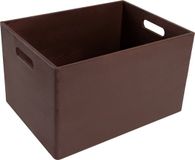 Creative Deco XXL Grote Houten Doos Kist Bruin | 39 x 29 x 23 cm | met Handgrepen