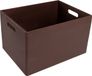 Creative Deco XXL Grote Houten Doos Kist Bruin | 39 x 29 x 23 cm | met Handgrepen