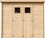 Timbela M310+M310G - Houten tuinhuis - 2,63 m² - 142x239xH206 cm - met vloer