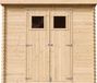 Timbela M310+M310G - Houten tuinhuis - 2,63 m² - 142x239xH206 cm - met vloer