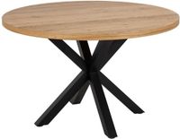Giga Living Eettafel Ties Naturel - 120x120x76,4cm