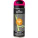 Soppec Traceur De Chantier Cerise Fluo Temporaire 2-8 Semaines – Marquage Rapide Sur Béton, Bitume, Bois – Capot De Sécurité Breveté