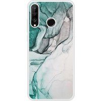 P30 Lite Zoom sur Pierre Vert Bedrukt siliconen hoesje