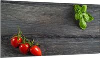 TMK ArtDeko - Planche à découper - 90x52 cm - Design Sierlijk Pomodoro - Verre résistant à la chaleur