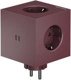 Avolt - Square 2 Design stekkerdoos - 3 stopcontacten + 2 usb-c - limited edition Bauhaus