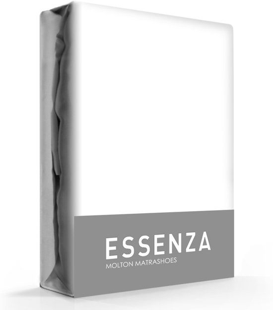 Essenza Molton Hoeslaken (katoen) - 160 x 200 cm - Wit
