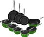 Cook and Pan Cook & Pan Honey 9-Delige Pannenset Groen