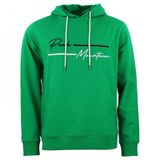 Peak Mountain Katoenen sweatshirt French Terry met capuchon voor heren, maat L, groen