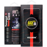 Veason PRO Film de protection d'écran pour Apple iPhone 17 / 16 Pro, Verre trempé, Collage complet, 6D, Noir
