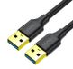 Ugreen US128 USB-kabel USB 3.2 Gen 1 (3.1 Gen 1) 3 m USB A Zwart