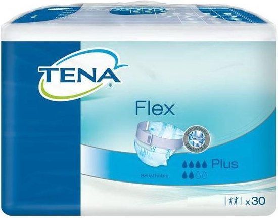 Tena Flex Plus Large Incontinentieluiers - 30 stuks - Super Plus - Unisex