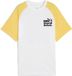 PUMA MID90s Graphic Tee II B Jongens sportshirt - PUMA White-Sunny Yellow