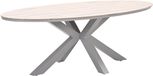 Garden Impressions Edison tafel ovaal - 220x115 cm -taupe -light teak Vironwood