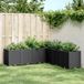 Maison Exclusive - Jardinière noir, 160x160x53 cm, PP-kunststof
