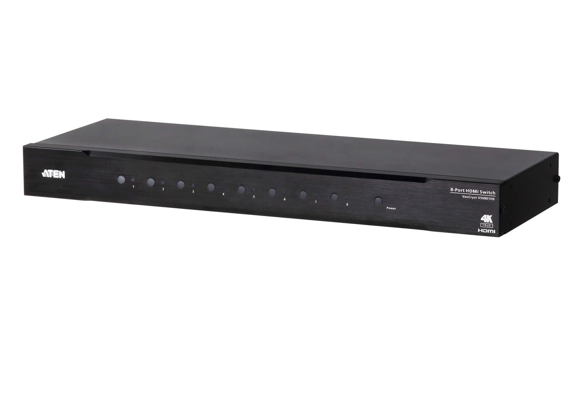 ATEN VS0801HB - HDMI Switch - 8 poorten - 4K Ultra HD - Zwart