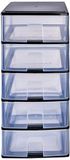 Great Plastic 5 stapelbare laden 380X370X779 mm Zwart