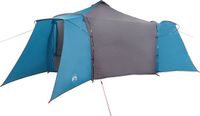 vidaXL Tipi Tent 8-persoons Blauw Taft