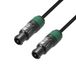 Adam Hall K5S225SS1000 audio kabel 10 m Speakon Zwart
