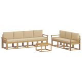 vidaXL - Buiten - bank - set - 7 - st