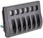 Blue Sea Systems 4307 WeatherDeck 12V DC Waterdicht Schakelpaneel - 6 Positie, Zwart
