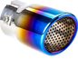 AMIO Universal Inox tailpipe - MT 017BLC - Black