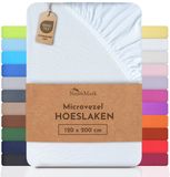 NatureMark Microvezel hoeslaken 120x200cm Wit