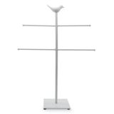 NOI Home A-NL Displ. JWL 2 Natural Life boompje voor sieraden met vogel, wit