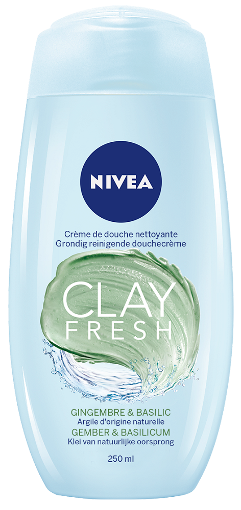 Nivea Clay Fresh Douchecrème Gember & Basilicum