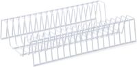HENDI Rek voor 18 groentesnijder messen – vaatwasmachinebestendig – 400x250x90 mm