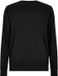 Kustom Kit Sweatshirt en piqué coupe droite Noir XL