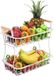 Merkloos Relaxdays Fruitmand - wit