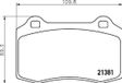 BREMBO Jeu de plaquettes de frein pour BREMBO P 36 020X