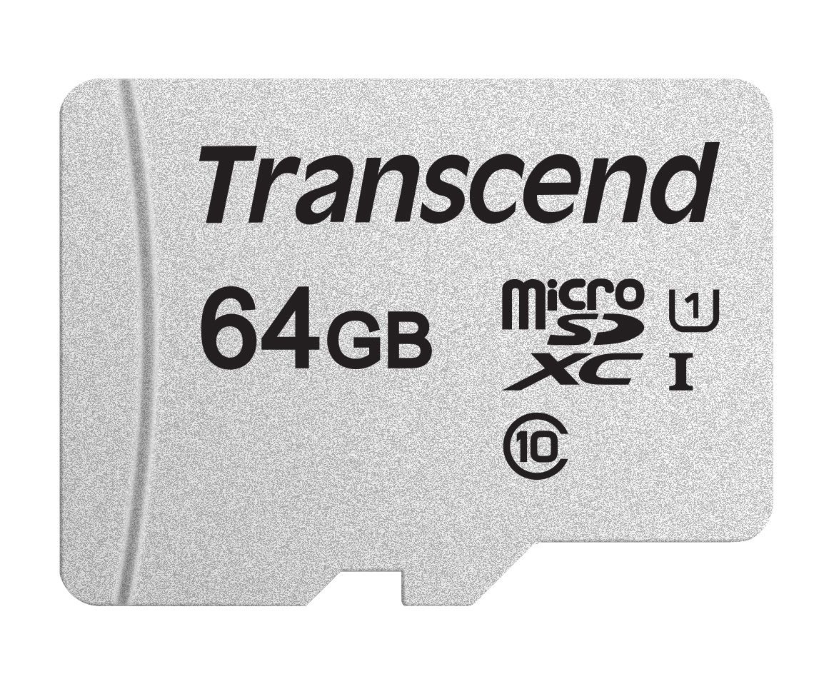 Transcend 300S 64GB MicroSDXC Class 10 Memory Card