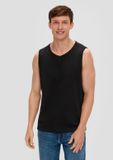 s.Oliver T-shirt Zwart Katoen Ronde Hals Korte Mouw XL