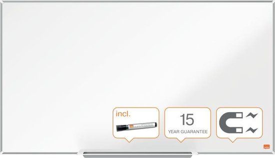 Nobo Impression Pro Widescreen Whiteboard - 89 x 50 cm - Magnetisch - Wit