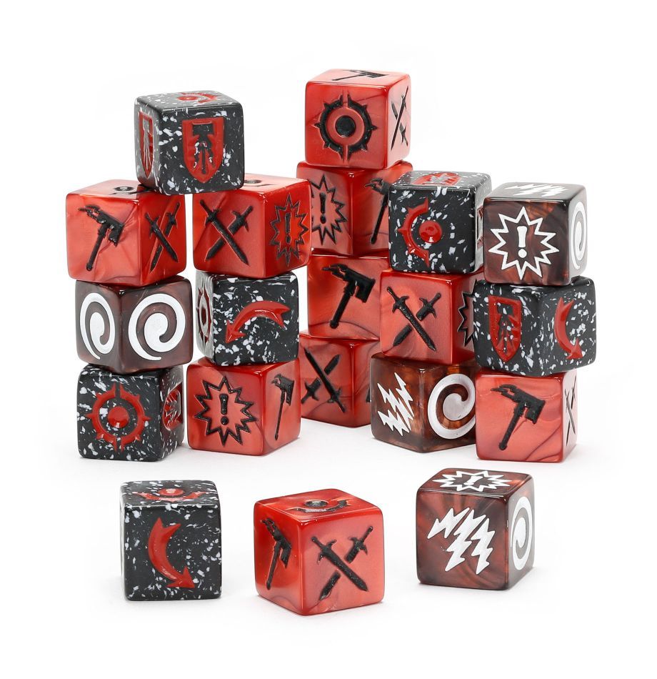 Warhammer Underworlds: Direchasm Grand Alliance Chaos Dice Pack - 20 Dice - 12+