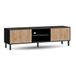 Planetmöbel TV-Schrank Liora TV Board, Lowboard 150 cm lang, TV Kommode (für Fernseher bis 65 Zoll, 1-St., Fernsehtisch für Wohnzimmer, viel Stauraum) Fernsehschrank mit zwei offenen Fächern