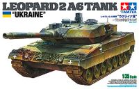 Tamiya Modelbouwpakket Militaire voertuigen - 25207 Leopard 2A6 Tank - Ukraine Plastic - 1:35 - Modelbouw